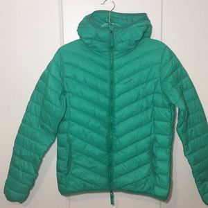 Skhoop Jackets & Coats - Skhoop Green Down Jacket With Two-Way Zipper Sz L Skhoop Jackets & Coats - Skhoop Green Down Jacket With Two-Way Zipper Sz L